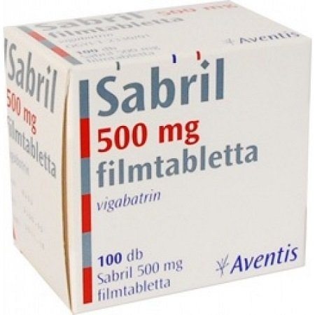 Sabril, таблетки, 500 мг