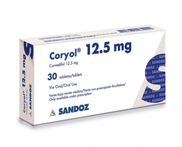 Coryol 3,125 mg
