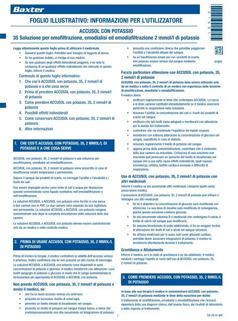 Аццусол 35 Потассіум 2 ммол/л