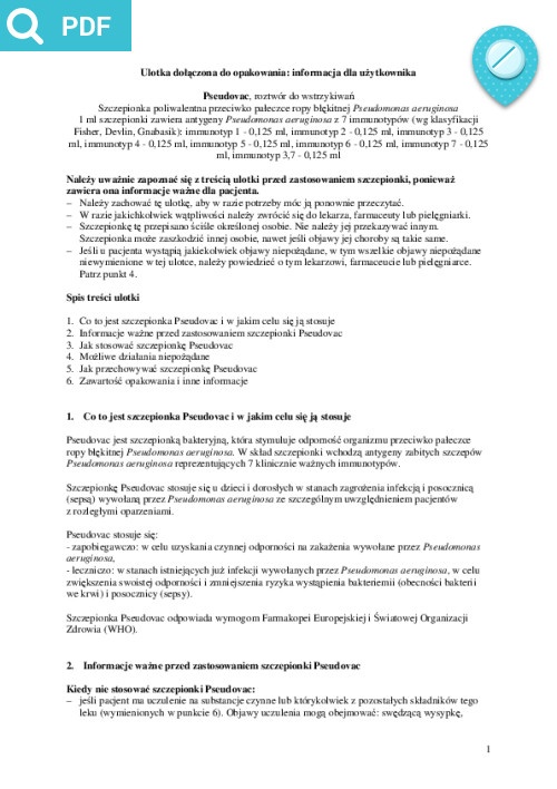 pseudovac-roztwor