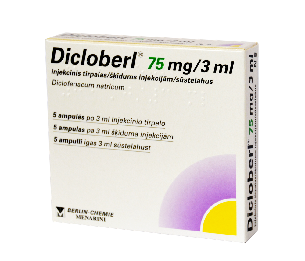 Dicloberl 75 mg/3 ml