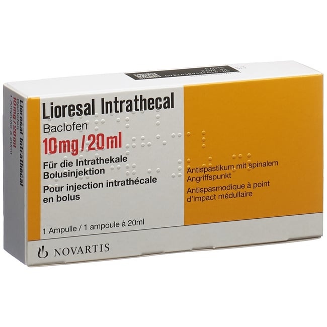 Lioresal Intrathecal 10 mg/20 ml