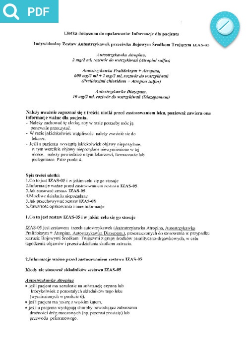 indywidualny-zestaw-autostrzykawek-przeciwko-bojowym-srodkom-trujacym-izas-05-roztwor-autostrzykawka-atropina-2-mg-2-ml-autostrzykawka-diazepam-10-mg-2-ml-autostrzykawka-pralidoksym-atropina-600-mg-2-ml-2-mg-2-ml