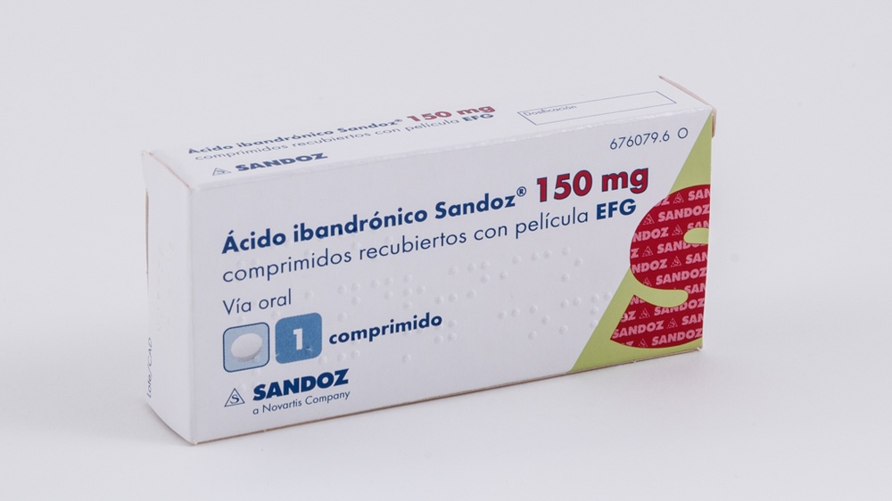 КИСЛОТА ИБАНДРОНОВАЯ SANDOZ 150 мг ТАБЛЕТКИ, ПОКРЫТЫЕ ПЛЁНОЧНОЙ ОБОЛОЧКОЙ