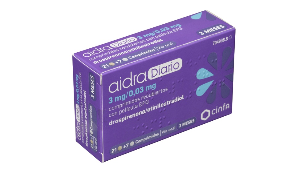 AIDRA DIARIO 3 mg/0,03 mg TABLETKI POWLEKANE