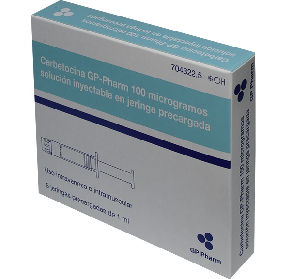 КАРБЕТОЦИН GP-PHARM 100 микрограмм раствор для инъекций в предварительно заполненном шприце