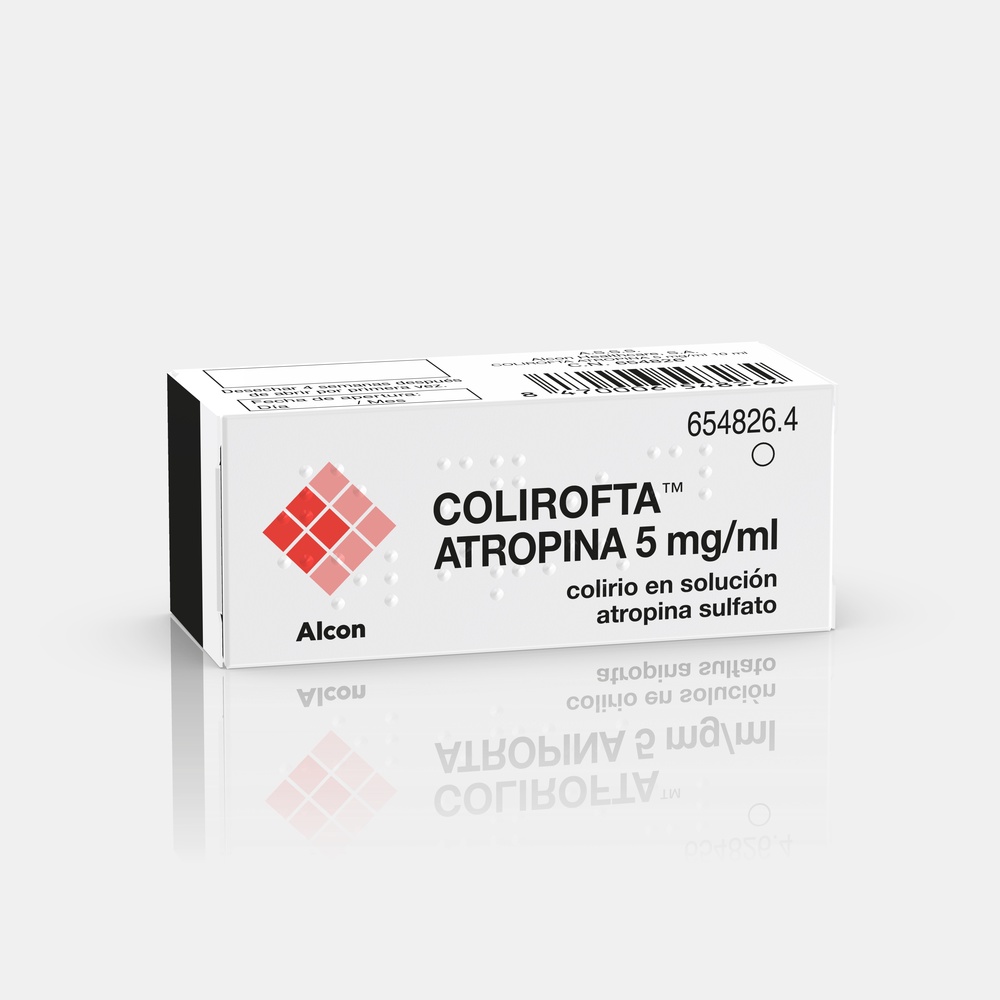 COLIROFTA ATROPINA 5 mg/ml KROPLE DO OCZU, ROZTÓR