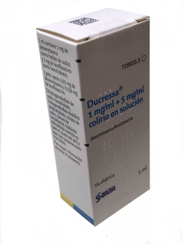 DUCRESSA 1 mg/ml + 5 mg/ml KROPLE DO OCZU, ROZTÓR