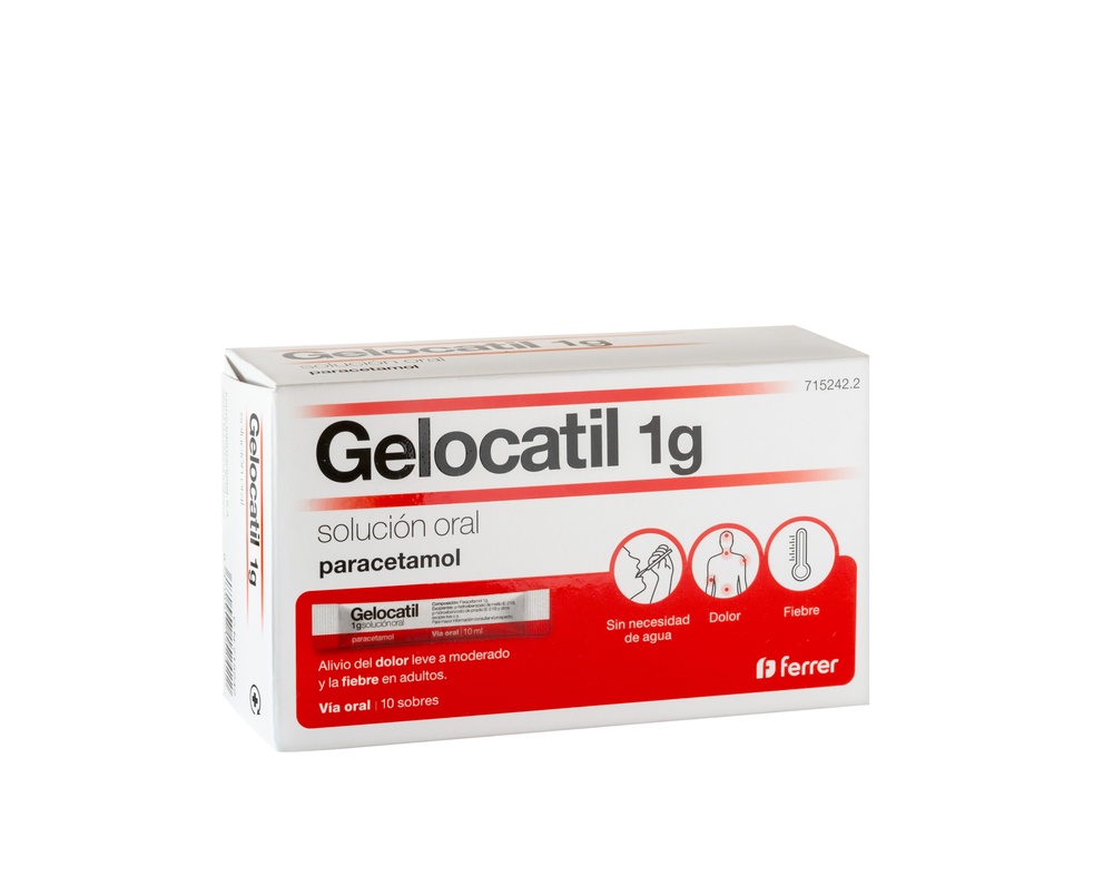 GELOCATIL 1 g ROZTWOR DOUSTNY