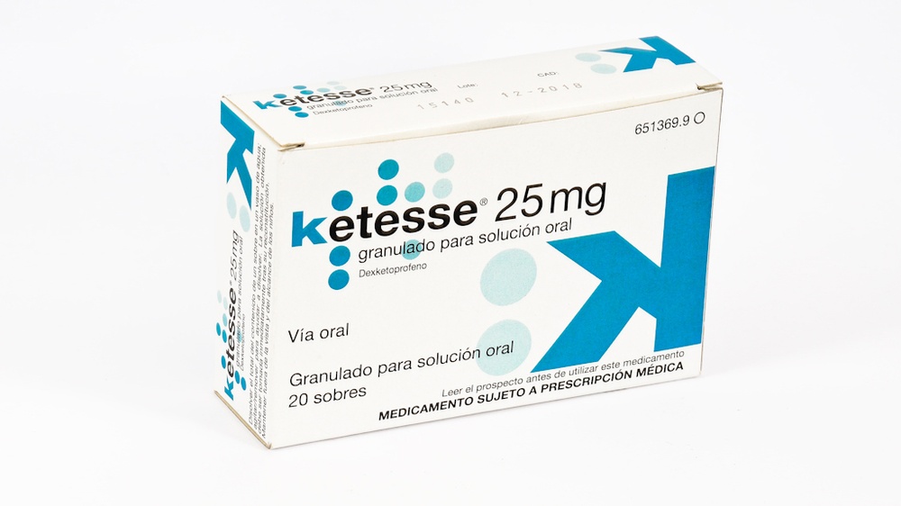 КЕТЕССЕ 25 мг ГРАНУЛИ ДЛЯ ПРИГОТУВАННЯ ОРАЛЬНОГО РОЗЧИНУ