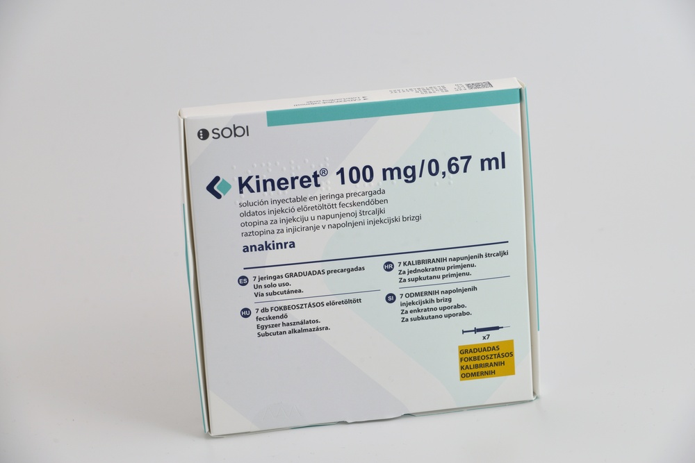КИНЕРЕТ 100 мг/0,67 мл раствор для инъекций в предварительно заполненном шприце