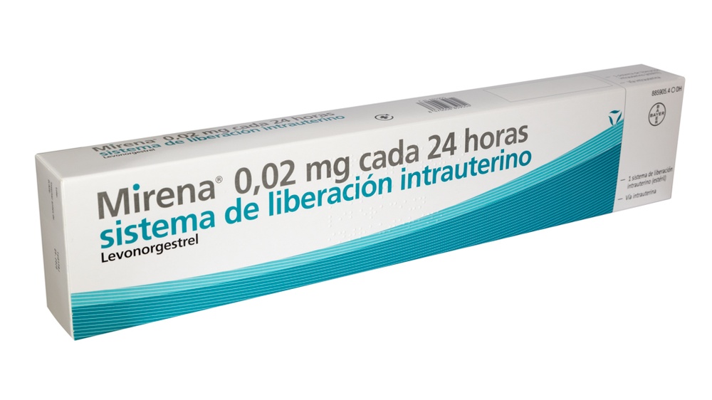 MIRENA 0,02 mg CO 24 GODZINY SYSTEM WPROWADZANY DO MACICY O POWOLNYM UWALNIANIU