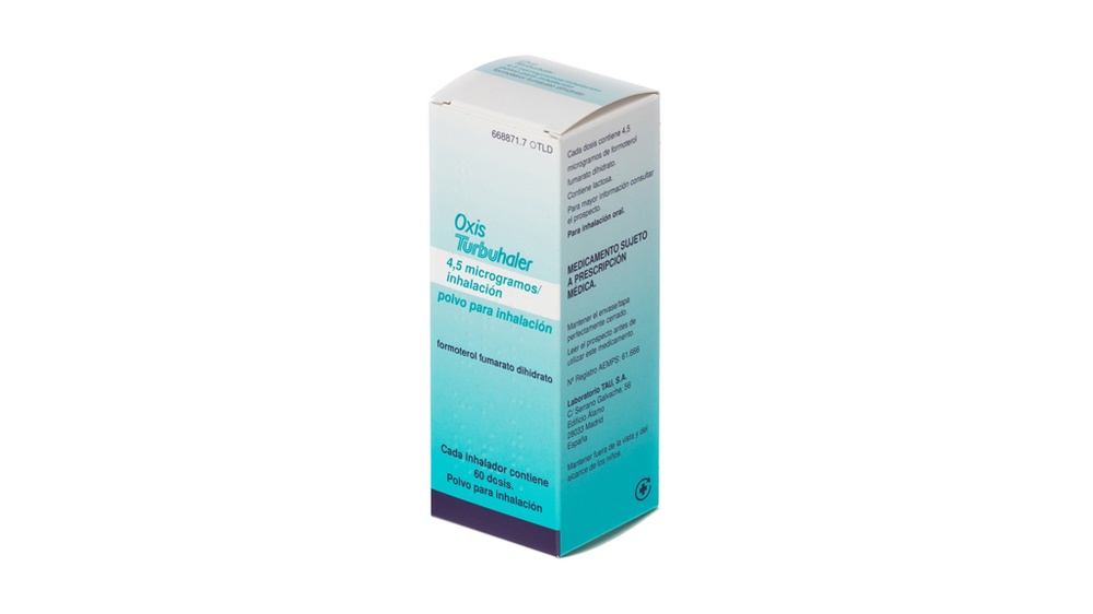 OXIS TURBUHALER 4,5 mikrogramów PROSZEK DO INHALACJI