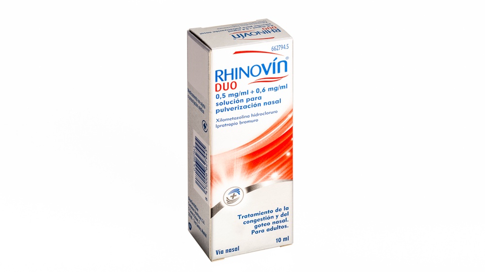 RHINOVIN DUO 0,5 mg/ml + 0,6 mg/ml ROZTÓR DO APLIKACJI DONOSOWEJ