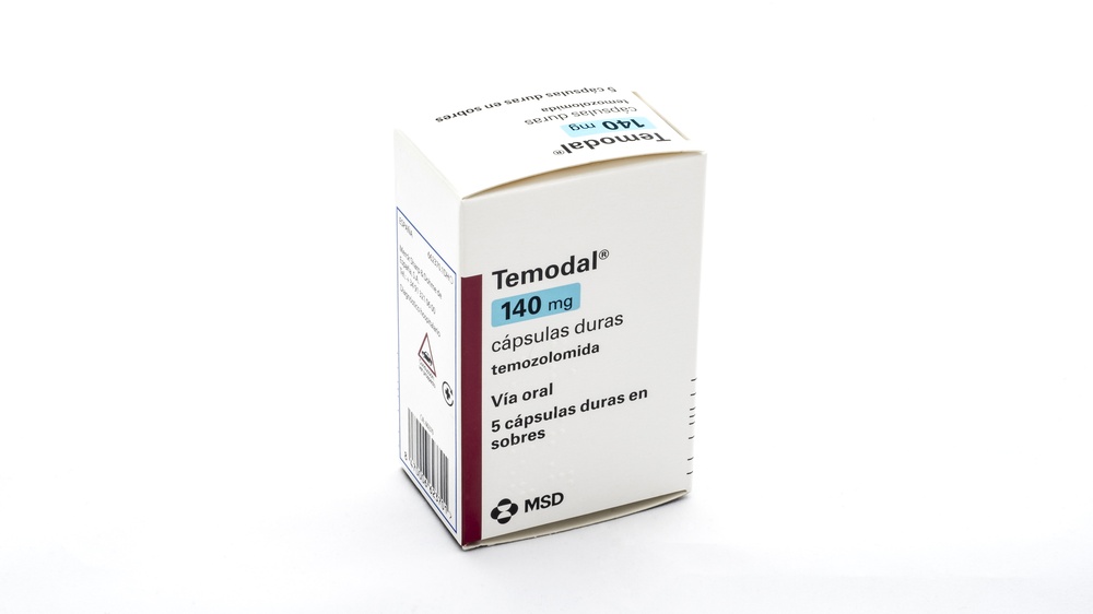 TEMODAL 140 mg TWARDYCH KAPSULEK