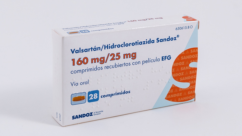 WALSARTAN/HYDROCHLOROTHIAZIDE SANDOZ 160 mg/25 mg TABLETKI POWLEKANE