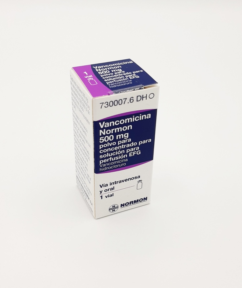 WANKOMYCYNA NORMON 500 mg PROSZEK DO PRZYGOTOWANIA KONCENTRATU DO ROZTWORU DO WLEWU
