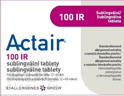АКТАІР 100 мг ТАБЛЕТКИ СУБЛІНГВАЛЬНІ
