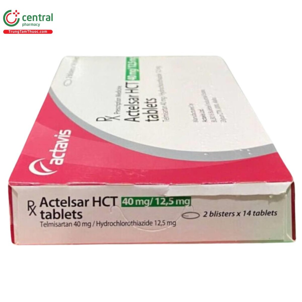 Актельсар HCT 40 мг/12,5 мг таблетки
