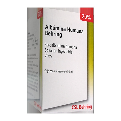 ALBUMINA LUDZKA CSL BEHRING 200 g/L ROZTÓR DO WLEWU