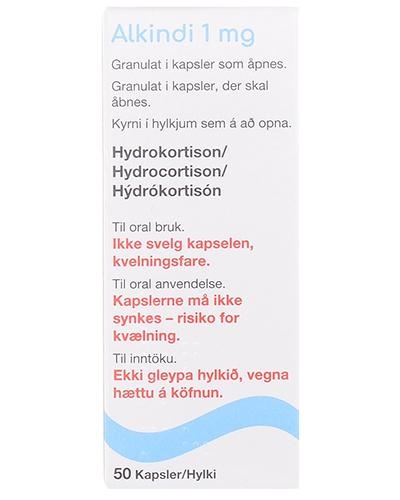 АЛКИНДИ 1 мг ГРАНУЛЫ В КАПСУЛАХ ДЛЯ ОТКРЫТИЯ