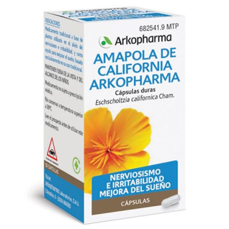 КАЛИФОРНИЙСКИЙ МАК ARKOPHARMA ТВЁРДЫЕ КАПСУЛЫ