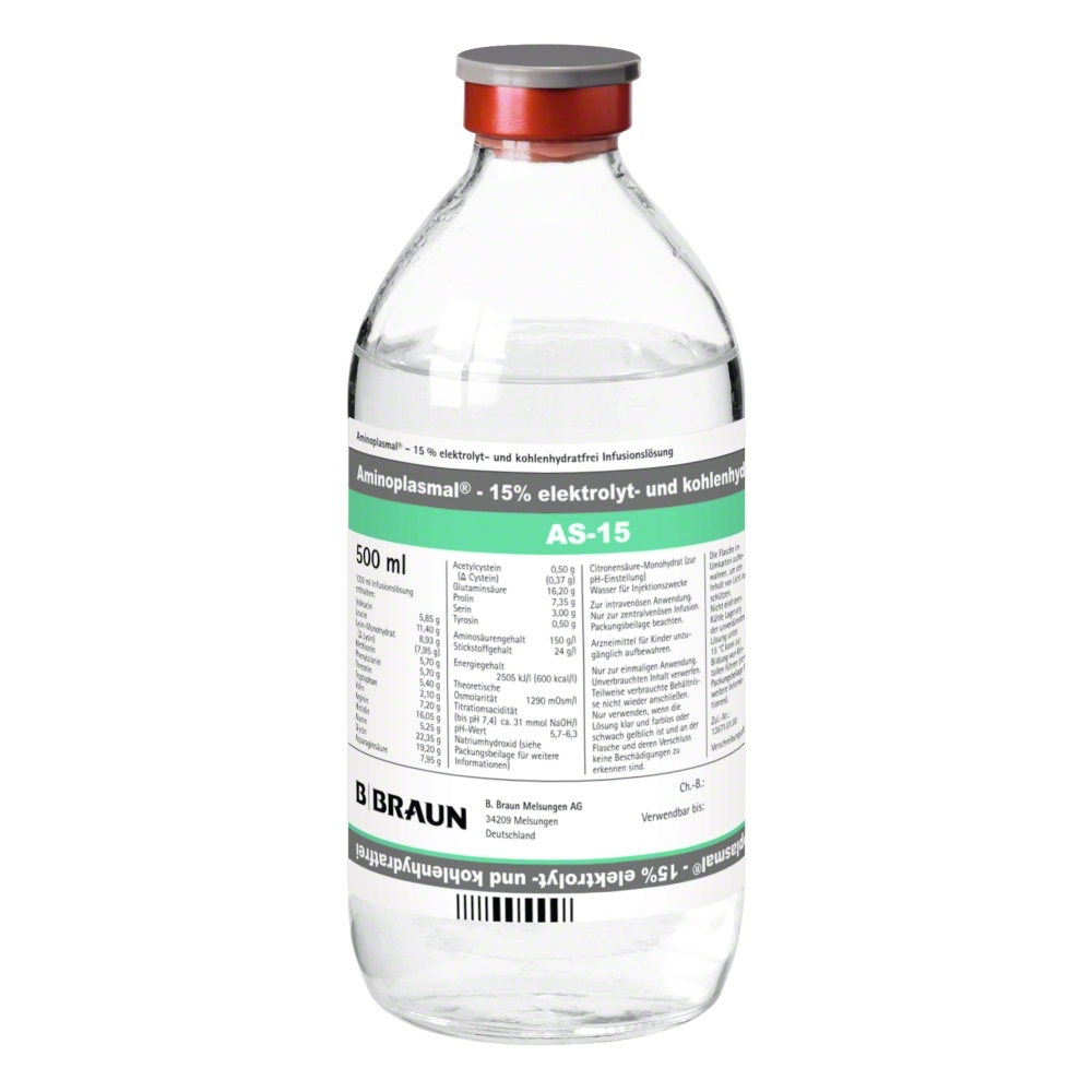 АМИНОПЛАЗМАЛЬ B.BRAUN 15% РАСТВОР ДЛЯ ИНФУЗИЙ