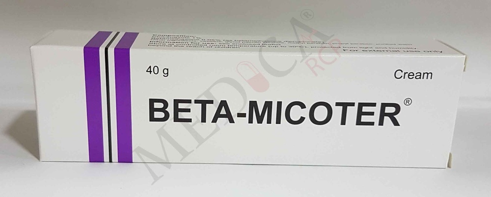 БЕТА-МІКОТЕР 10 мг/г + 0,5 мг/г КРЕМ