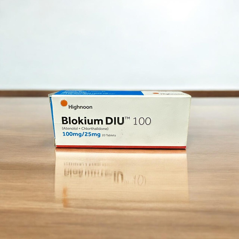 BLOKIUM-DIU 100 mg/25 mg TABLETKI