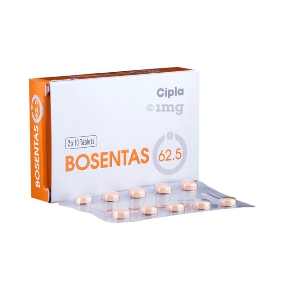 БОСЕНТАН CIPLA 62,5 мг ТАБЛЕТКИ, ПОКРИТІ ПЛІВКОВОЮ ОБОЛОНКОЮ