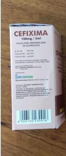 ЦЕФІКСИМ НЕКЛАЙФ 100 мг/5 мл ПОРОШОК ДЛЯ ПРИГОТУВАННЯ ОРАЛЬНОЇ СУСПЕНЗІЇ