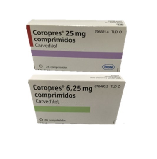 COROPRES 25 mg TABLETKI