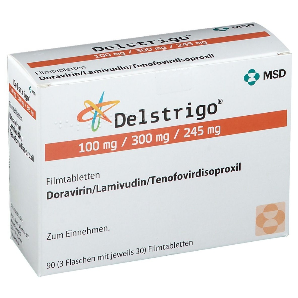 DELSTRIGO 100 mg/300 mg/245 mg TABLETKI POWLEKANE