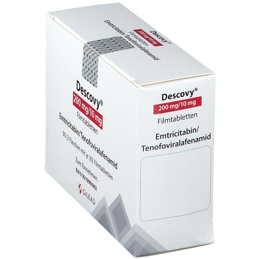 DESCOVY 200 mg / 10 mg TABLETKI POWLEKANE
