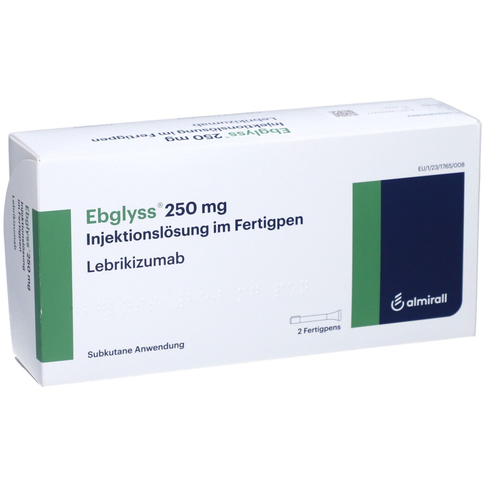 EBGLYSS 250 MG ROZTÓR DO WSTRZYKIWAŃ W WSTRZYKIWACZU AUTOMATYCZNYM