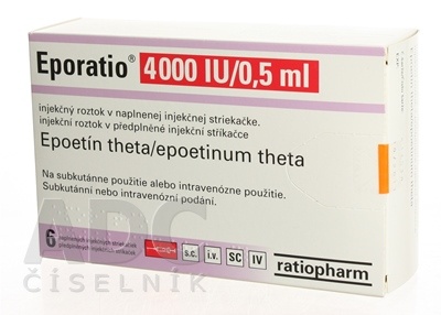 ЭПОРАТИО 4000 МЕ/0,5 мл РАСТВОР ДЛЯ ИНЪЕКЦИЙ В ПРЕДНАПОЛНЕННОМ ШПРИЦЕ