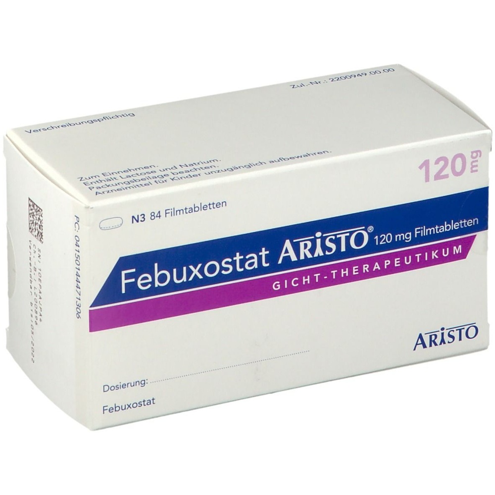 FEBUXOSTAT ARISTO 120 mg TABLETKI POWLEKANE