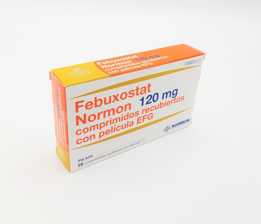 FEBUXOSTAT PHARMA COMBIX 120 mg TABLETKI POWLEKANE