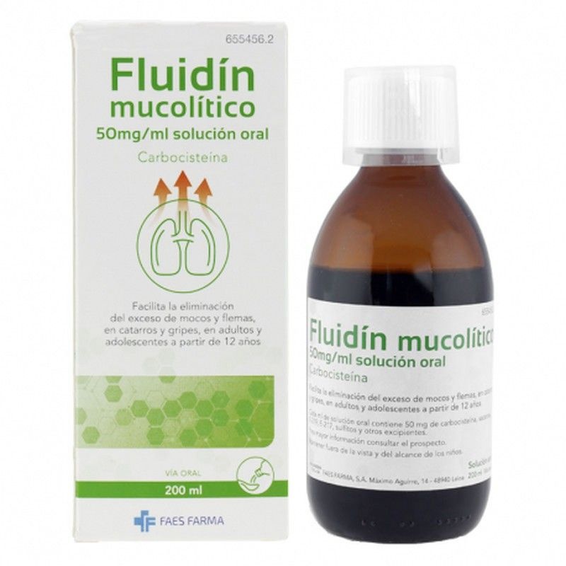 FLUIDIN MUCOLITYCZNY 50 mg/ml ROZTÓR DOUSTNY