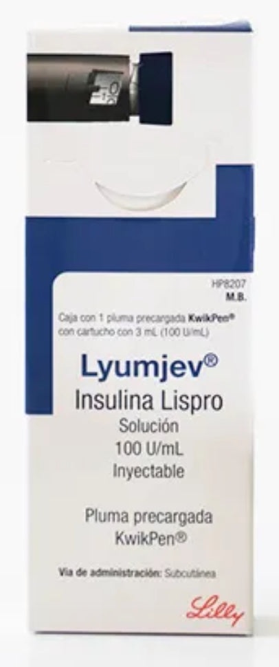 LYUMJEV 100 jednostek/ml TEMPO PEN WSTRZYKIWACZ WYPEŁNIONY, ROZTÓR DO WSTRZYKIWAŃ