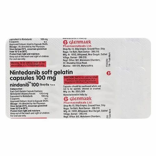 NINTEDANIB ACCORDPHARMA 100 mg MIĘKKIE KAPSULKI