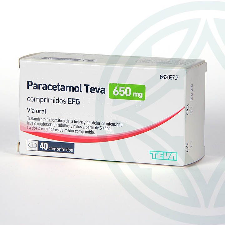 PARACETAMOL TEVA GROUP 650 mg TABLETKI