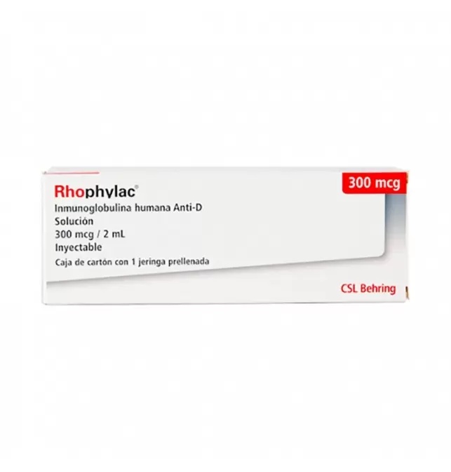 RHOPHYLAC 300 mikrogramów / 2ml ROZTÓR DO WSTRZYKIWAŃ W WSTRZYKIWACZU PRZEDNAWIERCONYM