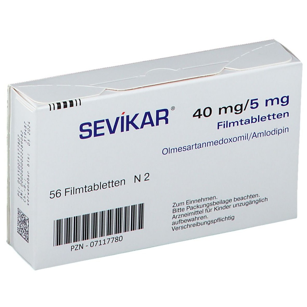 SEVIKAR 40 mg/5 mg TABLETKI POWLEKANE