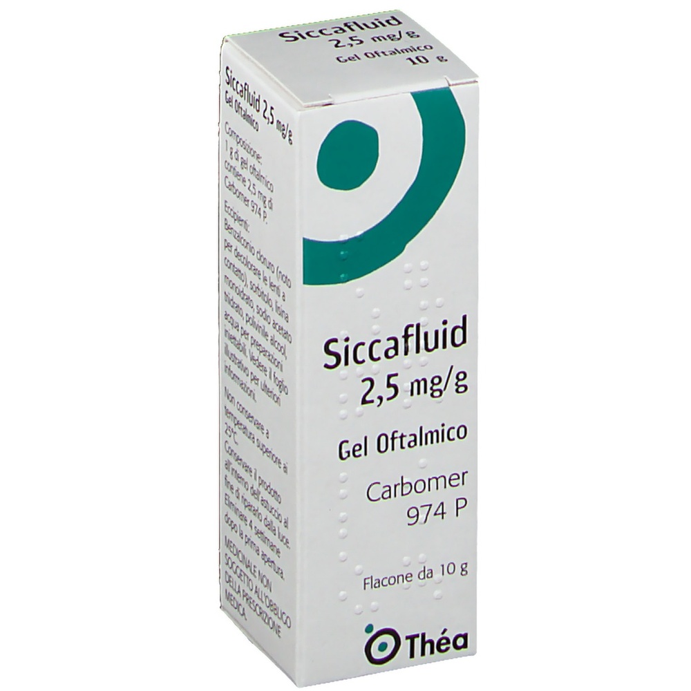 SICCAFLUID 2,5 mg/g ŻEL DO OCZU W DAWCE JEDNORAZOWEJ
