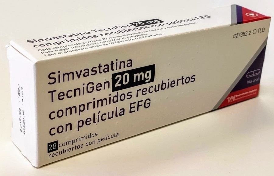 SIMVASTATYNA VIR 20 mg TABLETKI POWLEKANE