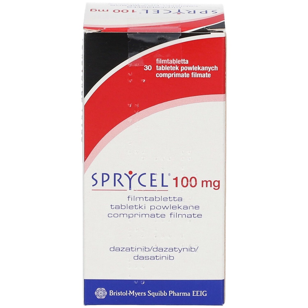 SPRYCEL 100 mg TABLETKI POWLEKANE