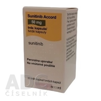 SUNITINIB ACCORD 50 mg TWARDYCH KAPSULEK