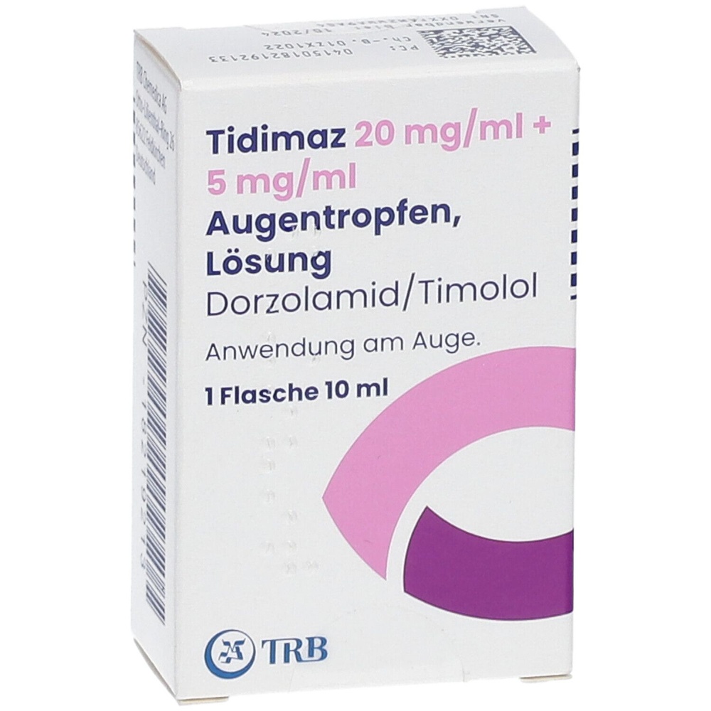 TIDIMAZ 20 mg/mL + 5 mg/mL Krople do oczu, roztwór