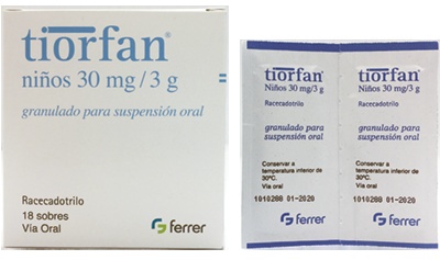 TIORFAN NIÑOS 30 mg GRANULAT DO PRZYGOTOWANIA ZAWIESINY DOUSTNEJ